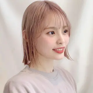 ミディアム カラー レイヤー専門家 ダブルカラー修のヘアスタイル