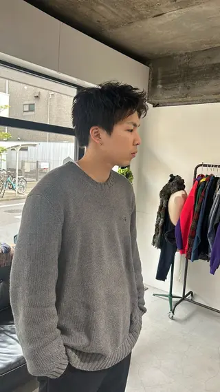 ショート メンズ fifth/メンズ パーマ/川﨑泰就のヘアスタイル