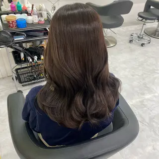 ミディアム カラー パーマ ヘアアレンジ メンズ キッズ 💖横浜ブリーチなし 💖MIHOのヘアスタイル