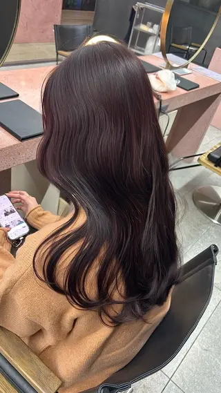 セミロング カラー 髪質改善カラー🦋 レイヤー/ナカネのヘアスタイル