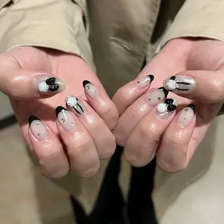 ネイル パラあり！フィルイン 美フォルムのネイルデザイン