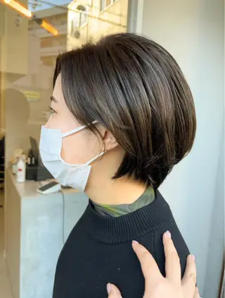 ショート カラー FERIA あべの yumeho🍭のヘアスタイル