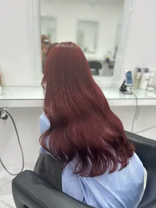 ロング カラー momoka/茶屋町 /艶髪カラーのヘアスタイル