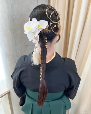 ロング ヘアアレンジ サソウ ユリエ🥥のヘアスタイル
