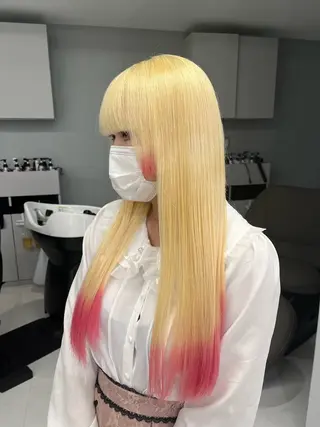 カラー ハイトーン職人 ♡中島凱人のヘアスタイル