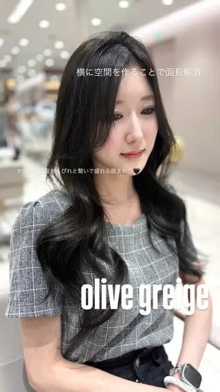 ロング カラー 銀座/レイヤー/ 透明感カラー✨りくのヘアスタイル