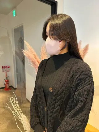 ロング yuika .のヘアスタイル