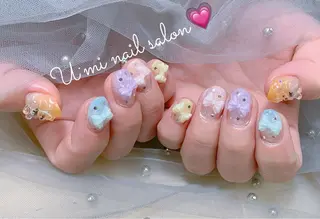 ネイル u・mi  上野御徒町パラジェルのネイルデザイン