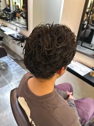 パーマ メンズ 似合わせひなた🐥 elima調布のヘアスタイル