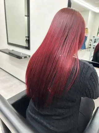 ロング カラー ナカジマ ナナのヘアスタイル