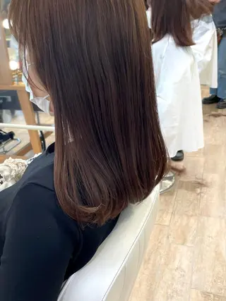 セミロング カラー ✨カラー支持No.1 🧸ワキ カナコ🧸のヘアスタイル
