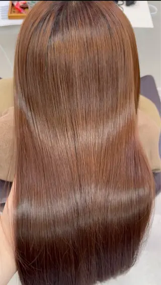 ロング 🎀FACE。暖色 カラー/カスミ🤍のヘアスタイル