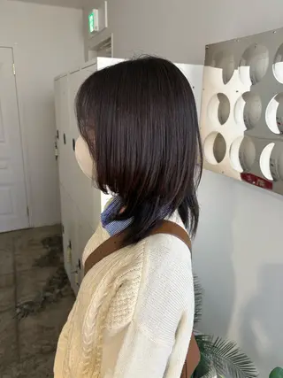 ミディアム 琉花/Jrスタイリス ト/レイヤーカットのヘアスタイル