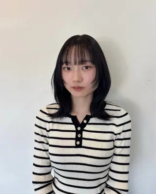 ミディアム ハッシュカット・ハイ レイヤー/kanonのヘアスタイル
