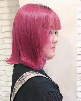 ミディアム カラー HAUS 片山みほのヘアスタイル
