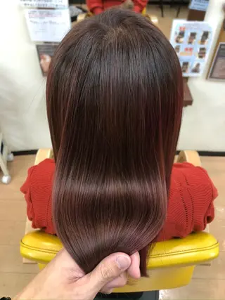 ロング カラー 菊地　智 【LAZO】千歳船橋のヘアスタイル