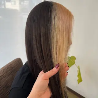 セミロング カラー Ｑ-te /艶 💖 スタイル/ mokaのヘアスタイル