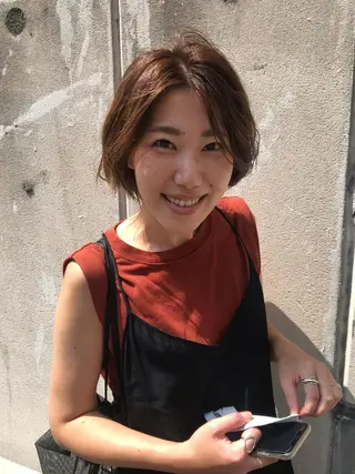 ショート さの あやねのヘアスタイル