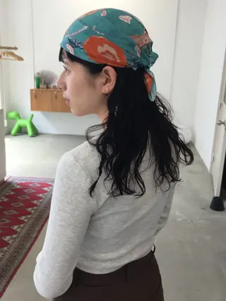 セミロング 松林 芽依のヘアスタイル