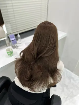 セミロング カラー ♡上品韓国髪♡ブラ ウン/SAYATOのヘアスタイル