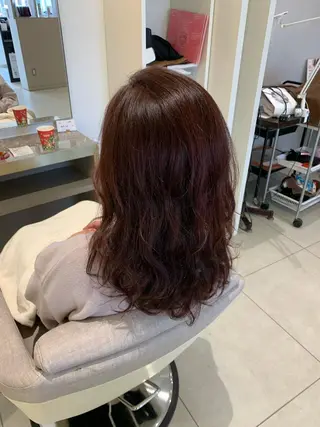 ミディアム カラー ヘアアレンジ stylist N0Nのヘアスタイル
