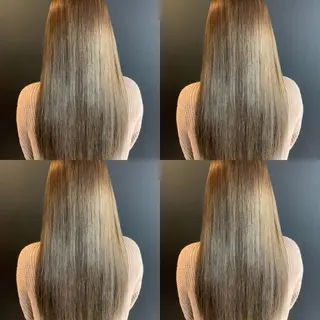 セミロング カラー ✨縮毛矯正✖︎顔周り レイヤー✨ナカムラのヘアスタイル