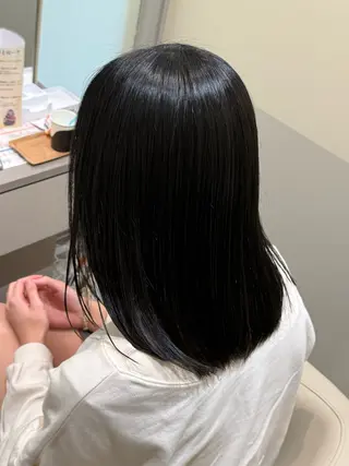 セミロング 🩵透明感/高発色 /難波/北原佑記🌸のヘアスタイル