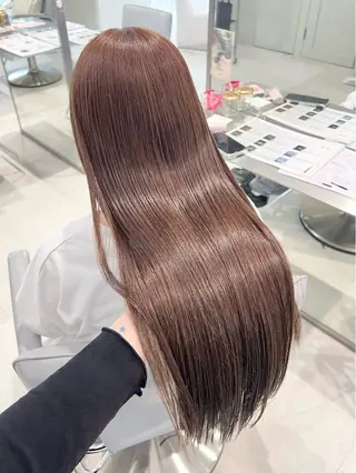 ロング カラー RIN🪐 ウルフ／ハイトーンのヘアスタイル