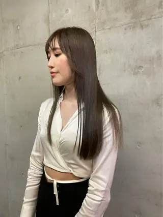 ロング 南堀江レイヤーカット MIKU🍒のヘアスタイル
