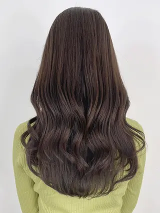 セミロング カラー パーマ ヘアアレンジ ITbyALBUM 藤沢店のヘアスタイル