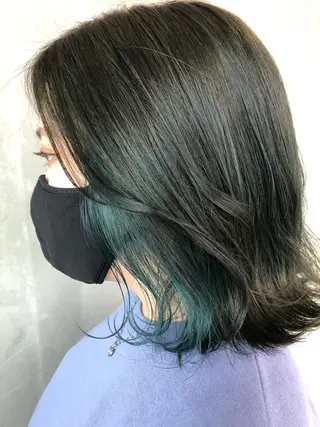 ミディアム 大友 正晴のヘアスタイル