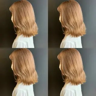 ミディアム カラー ✨縮毛矯正✖︎顔周り レイヤー✨ナカムラのヘアスタイル