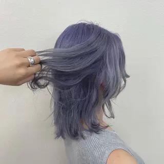 ミディアム カラー 🪄池袋ハイトーン 🪄ブリーチカラーのヘアスタイル