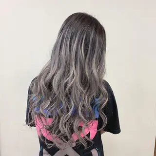 ロング 渋谷🤍ブリーチ エクステ🤍アミルのヘアスタイル