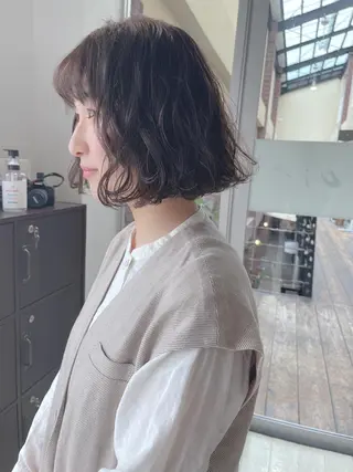 ショート カラー パーマ ooit 【オーイット】のヘアスタイル