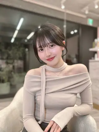 ロング 韓国/縮毛矯正/ カンタのヘアスタイル