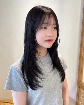 ロング 韓国レイヤー/ショー ト/nodokaのヘアスタイル