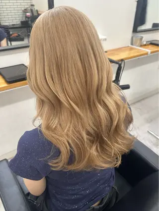 ロング カラー ヘアセット🎀透明感 カラーHiROEのヘアスタイル