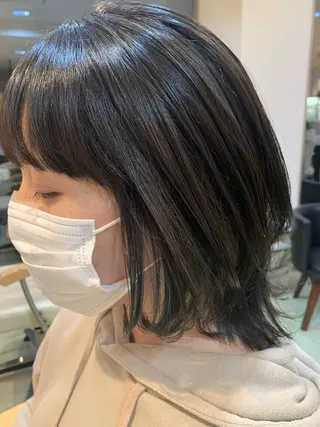 セミロング カラー 🌸スタイリスト 山浦美恵のヘアスタイル