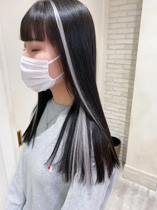 ロング 横浜🍒ルーツカラー エクステ／RIEのヘアスタイル