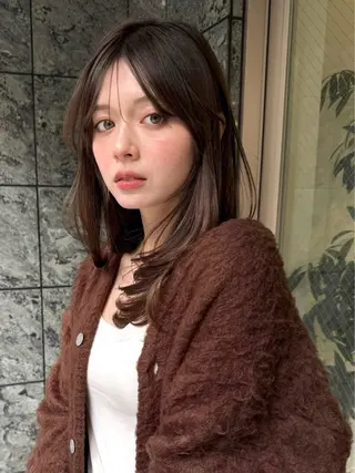 カラー 奈良 萌花のヘアスタイル