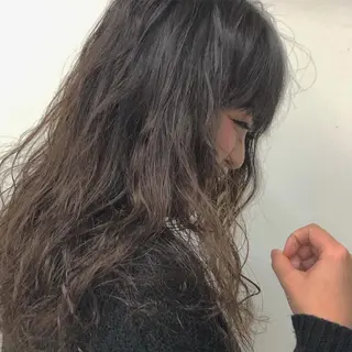ロング パーマ ニュアンスヘア🌔 nanakoのヘアスタイル