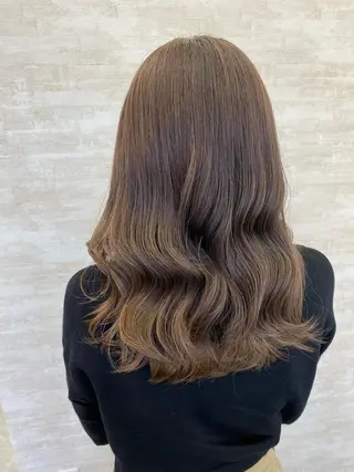セミロング 髪質改善&ヘアケア 永山若奈のヘアスタイル