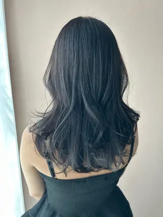 ロング カラー hub hair レイヤー/透明感のヘアスタイル