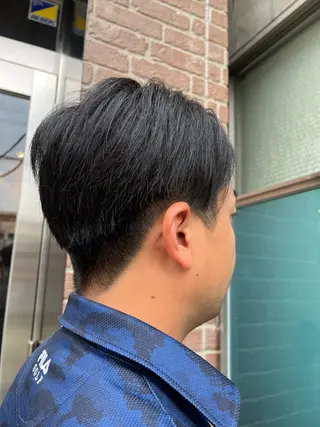 ショート カラー メンズ 久木原 ゆりのヘアスタイル