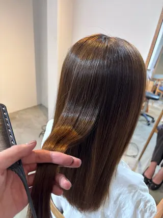 セミロング トリートメント✨/ カラー✂️　ヒジリのヘアスタイル