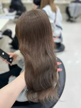 カラー ベージュ・ラベンダー カラー🎀りりのヘアスタイル