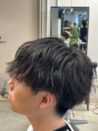 パーマ ルーズ/シャドウパー マ/似合わせカットのヘアスタイル
