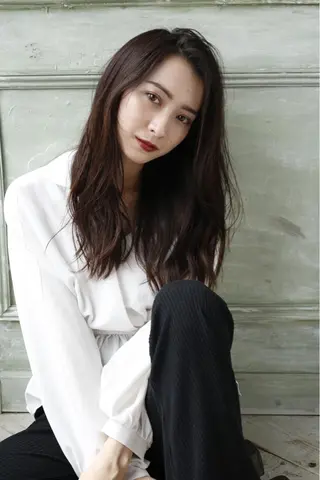ロング 韓国ヘア🕊村上 ののこ🕊のヘアスタイル