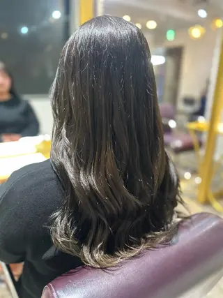 ロング カラー 縮毛矯正／レイヤー／ 🌟mizukiのヘアスタイル